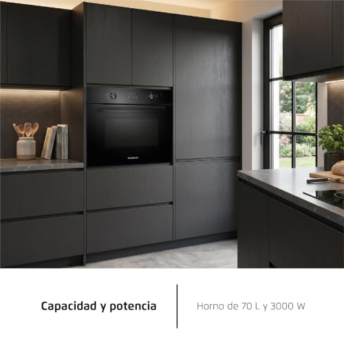 Horno pirolítico Corberó con función vapor y limpieza por hidrólisis de 3000W 6