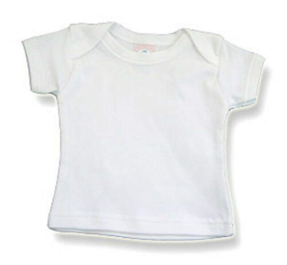 Baby Jay 100% Cotton White Envelope Neck Short Sleeve Tee T-Shirt