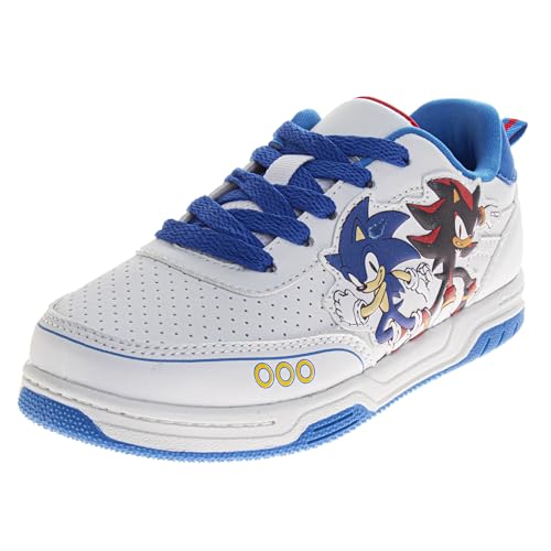 Image of Sonic The Hedgehog Boys Shoes Slipon Athletic Tennis Sneakers for Kids
