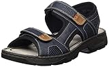 Flexible Laufsohle Rieker Herren Frühjahr/Sommer 26156 Geschlossene Sandalen, Blau (Lake/Schwarz/Atlantis/Mandel 15), 42 EU