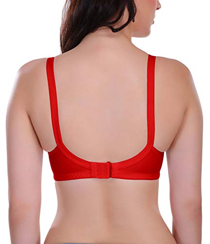 Image of Eve's Beauty Women's Cotton Non Padded Wire Free Full Coverage Bra