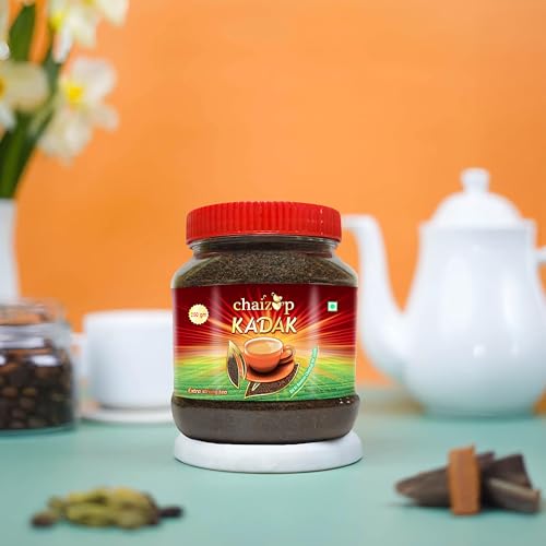 Image of Chaizup Premium Kadak CTC Tea - 250g | Strong Loose Leaf Chai | Bold Flavour & Rich Aroma | Perfect for Indian Masala Tea | 100% Natural | Makes 50+ Cups