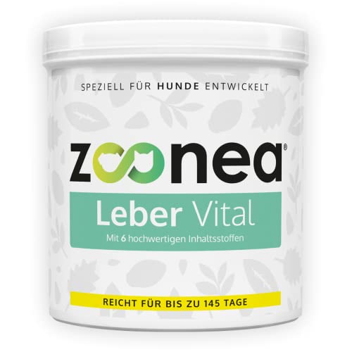 Zoonea® Leber Vital 250g - Leberfunktion & Leberunterstützung für Hunde | Perfekt abgestimmte Kräutermischung für bis zu 145 Tage