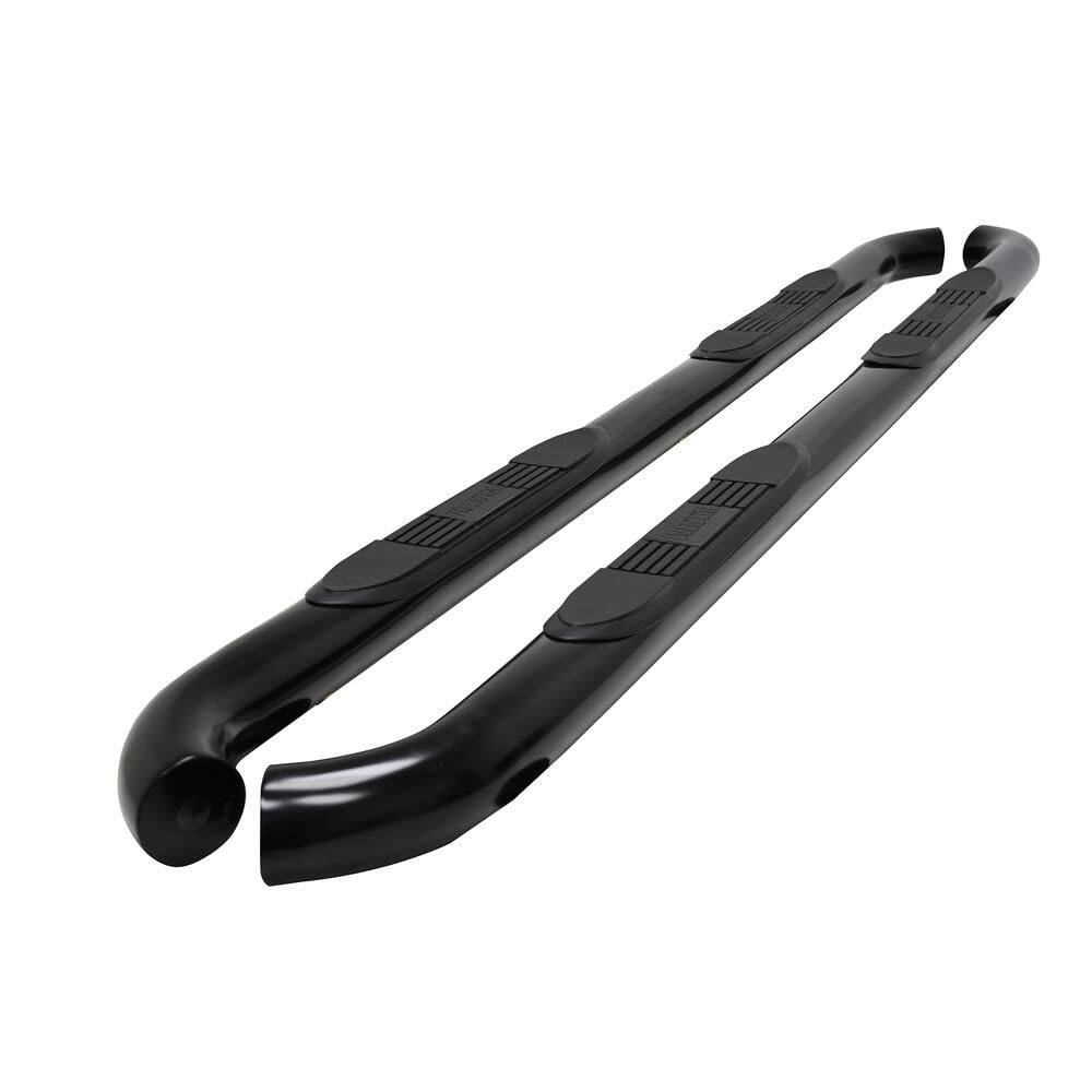 Westin 23-4155 E-Series 3 Round Nerf Bars fits 2019-2025 Ranger SuperCrew Black Pair