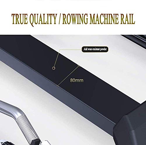 Image of Rowing Machine Multi-Function Rowing Machine 6-Stage Hydraulic Resistance Adjustment 120Kg Max Weight Exercise Fitness Machine for Home Gym