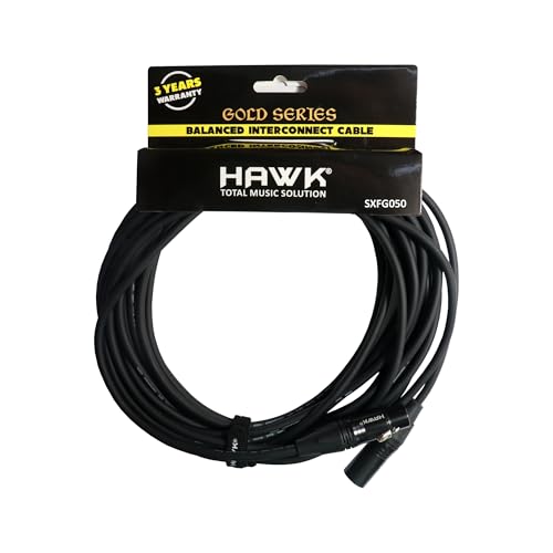 SXFG050 Gold Series XLR Male to XLR Female Balanced Mic Cable wit...