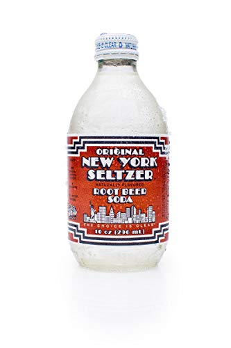 New York Seltzer Root Beer Soda 12/10 fl. oz. Bottle Case (12-Pack)