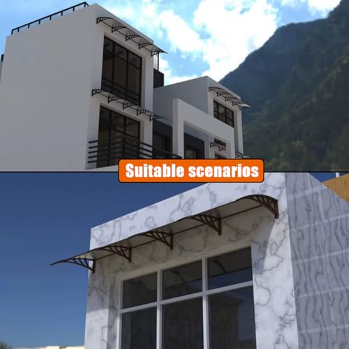 Cubiertas protectoras de aluminio arqueadas para terrazas de diseño 7