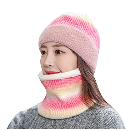Générique Tricot à vélo Chapeau Hiver Ajouter écharpe Chaude Bonneterie Femmes Bouche-Oreilles Thermiques Casquettes de Baseball Japonais Paille