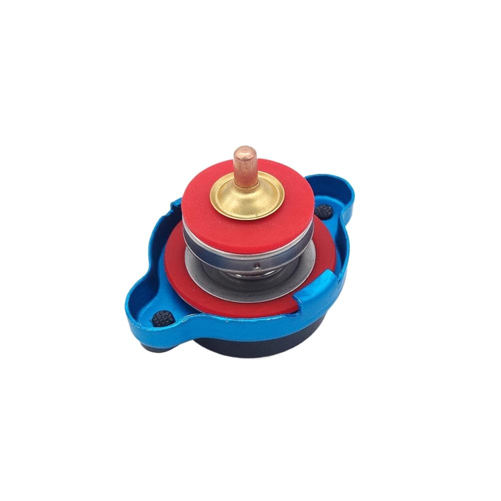 Tapa del radiador Compatible con la pantalla del indicador de temperatura del agua YZF 1,1 Bar cubierta del tanque termostático de la motocicleta del coche