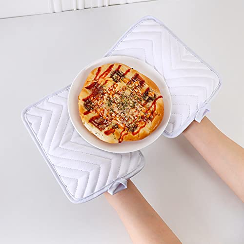 Anyi Pot Holders And Oven Mitts 7 Inch X 9 Inch Heat Resistant Pocket Pot Holder Set Feature Of Non Slip Kitchen Hot Pad Oven Mitts thumb #6