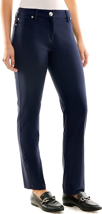 Image of Zac & Rachel Women's Millennium Fabric Pant - Perfectly Designed Woven Stretch Combination That Makes for The Most Flattering