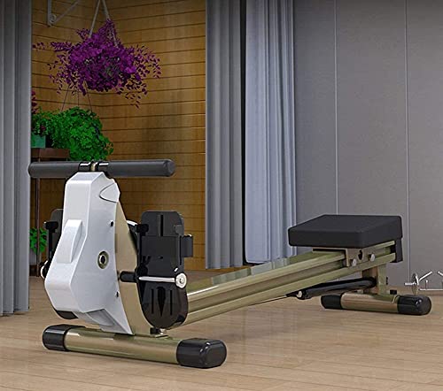 SMSOM Home Rudermaschine Ruderer Ergometer mit digitalem Monitor, geneigter Gleitschiene, 12 Widerstandseinstellung… – Bild 4