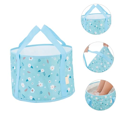 Bañera Plegable Portátil para Pies Sky-blue Mediana miniatura 5