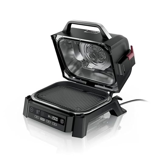 Ninja Woodfire Outdoor Grill & Smoker, 4-in-1 Functionality, Grill, Smoke, Bake, Roast, Authentic Woodfire Flavors, Electric Heat, OG301