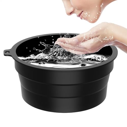 Bol plegable para baño de hielo, lavabo plegable de silicona para el hogar, vacaciones, viajes, hotel, viajes de negocios