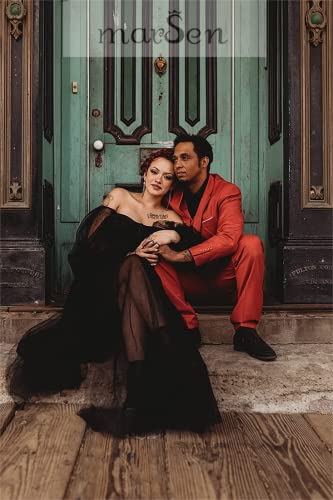 Puffy Sleeve Prom Dress Sweetheart Tulle Ball Gown Slit Formal Evening Gowns Princess Wedding Dresses Champagne Size 6 #TOP7