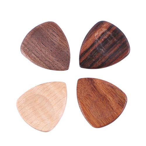 Hfior Médiator en bois pour guitare électrique, acoustique ou basse - Les Beatles, Paul McCartney, John Lennon, RIngo Starr, George Harrison Hfior Médiator en bois pour guitare électrique, acoustique ou basse – Image 3