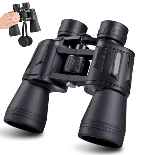20x50 HD Binoculars for Adults, Super Bright High Power Binoculars with Large View, Clear Low Light Night Vision, BAK4, FMC Prisms, Waterproof Compact Binoculars for Bird Watching Hunting Stargazing