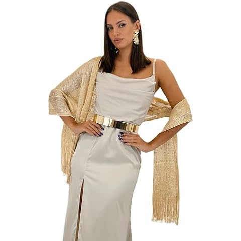 Étole Dorée Femme Accessoire Top Tendance Cover