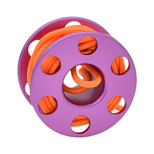 mioosho Finger Reel with Small Finger Coil for Diving, Highly Visible Finger Spool, Durable Small Pendants