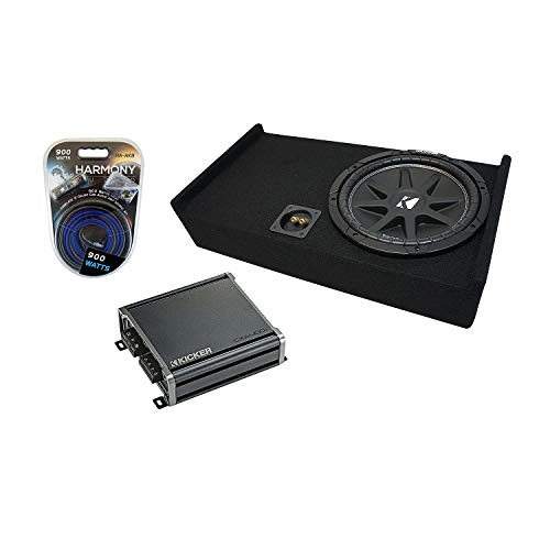 Harmony Audio Compatible with 2009-2015 Ford F-150 Super Crew Truck Kicker Bundle Comp C12 Single 12