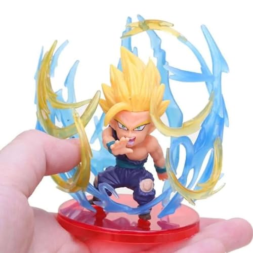 Image of Mallexo DBZ Action Figures Set 2PCs Dragn Bal Z Toys for Kids Animee Toy Set of Size 10CM for Car Dashboard, Decoration, Cake, Office Desk & Study Table Multicolor (S9)