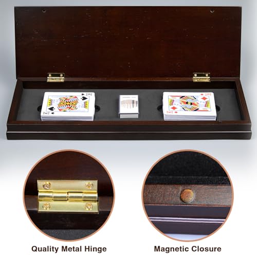 Juego de Mesa Cribbage de Madera Clásico con Marcador Magnético miniatura 6