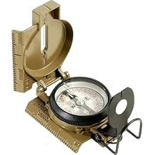 Cammenga 27 Phosphorescent Lensatic Compass Coyote Brown