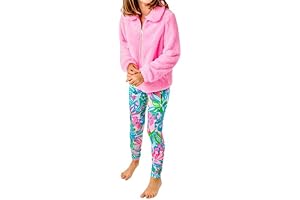 Lilly Pulitzer Girls' Idalene Sherpa Jacket in Mandevilla Baby