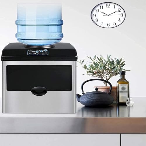 Fabricadora de hielo portátil eléctrica, ultra silenciosa, para uso en hogar, oficina, restaurante y bar miniatura 6