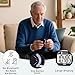 OZO Fitness Clip-on 3D Pedometer for Walking Steps Counter with Lanyard, Simple Exercise Tracker for Women and Seniors with Large Accurate Digital Display, Portable Minimalist Sports Monitor, Black