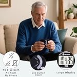 OZO Fitness Clip-on 3D Pedometer for Walking Steps Counter with Lanyard, Simple Exercise Tracker for Women and Seniors with Large Accurate Digital Display, Portable Minimalist Sports Monitor - Image 5