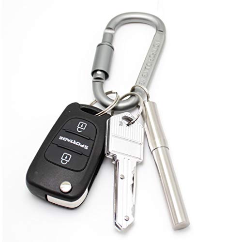 Tandenstokerhouder met 2 Stuks Titanium Tandenstokers, Herbruikbare Voedselfruitplectrums voor Campingpicknick - Afbeelding 8