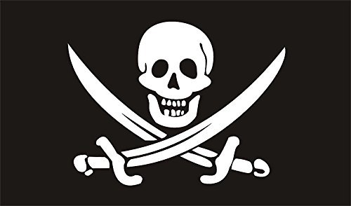 Preisvergleich Produktbild Piratenflagge, 152,4 x 91,4 cm