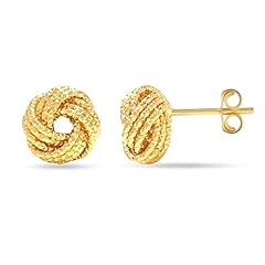 Yellow-Gold DC Love-Knot-10MM