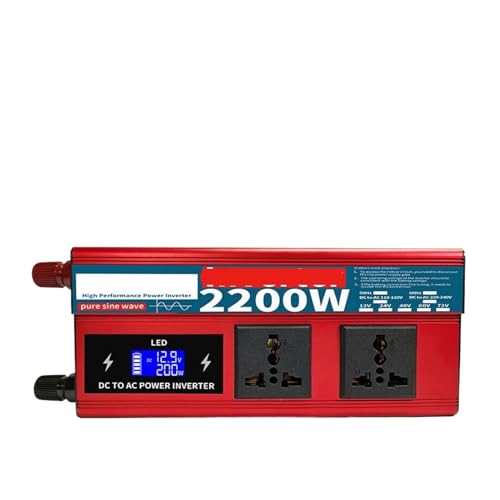 Convertisseur d'alimentation 48V en AC 110V avec transformateur solaire 2200W