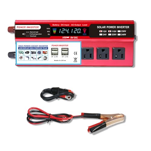 パワー インバーター1000w DC-AC 24V AC110V 60Hz Amazon.co.jp: インバーター 24V 定格 500W 最大1000W瞬間出力 DC24V