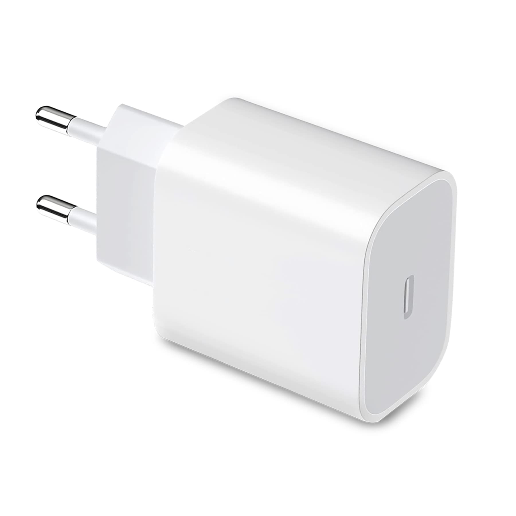 Alimentatore Da Muro USB-C 20W Cellong - Caricabatteria Rapido PD, Colore Bianco, Cavo Opzionale