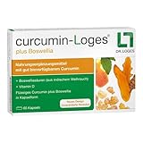 curcumin-Loges® plus Boswellia - 60 Kapseln - Nahrungsergänzungsmittel mit hoch bioverfügbarem Curcumin und Boswelliasäuren sowie Vitamin D