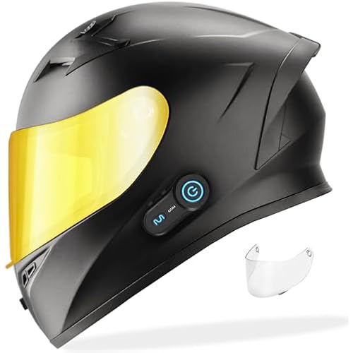 GDM Venom Motorcycle Helmet with GDM HYPERSONIC Bluetooth Intercom