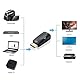 HDMI-Stecker auf VGA-Buchse / Video-Konverter, vergoldet, mit 3,5 mm Audiokabel für PC, TV, Laptops und andere HDMI-Geräte