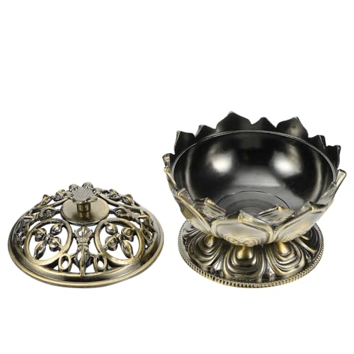 POPETPOP 蓮花デザイン香炉 お香立て 線香ホルダー ヨガ瞑想用 インテリア装飾 多用途ホームオーナメント