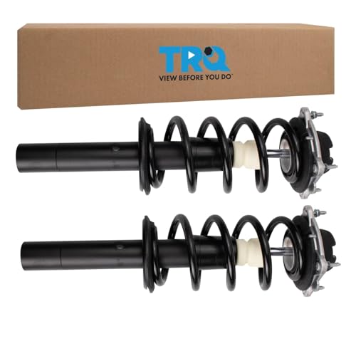 Image of TRQ Front Shock & Spring Assembly Set Compatible with 12-2018 Audi A6 A6 Quattro A7 Quattro