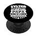 Sylter Papa île du Nord avec dictons de naissance PopSockets PopGrip Interchangeable