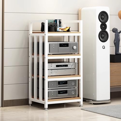 Meuble Audio HiFi de haute stabilité avec étagère de rangement pour équipements électroniques