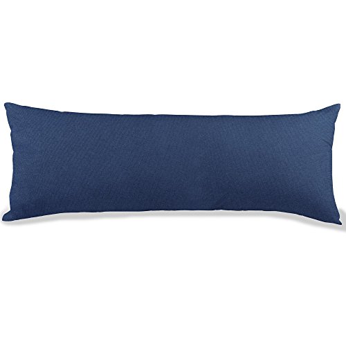 aqua-textil Classic Line Baumwoll Kissenbezug 2er-Set 40 x 200 cm dunkel blau Seitenschläferkissen Bezug Kissenhülle. Kopfkissenüberzug… – Ansicht 3
