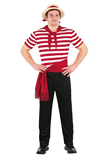 Tenue de gondolier adulte costume complet confortable pour animation et spectacle