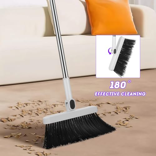 Balai et pelle ensemble pliable pour éviter le mal de dos