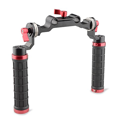 Poignée 15 mm pour rig d'épaule Camvate : stabilité Arri Rosette M6